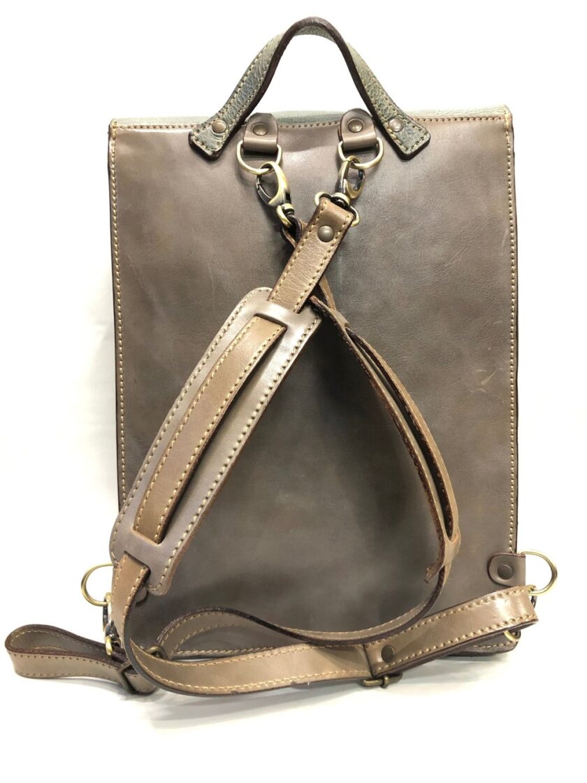 Leather Backpack - immagine 16